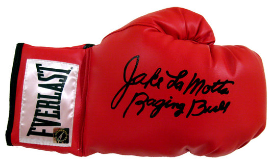 Jake LaMotta Raging Bull Autographed Everlast Boxing Glove