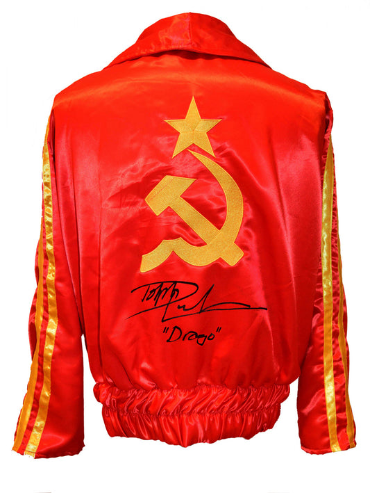 Dolph Lundgren "Ivan Drago" Autographed Russian Boxing Jacket