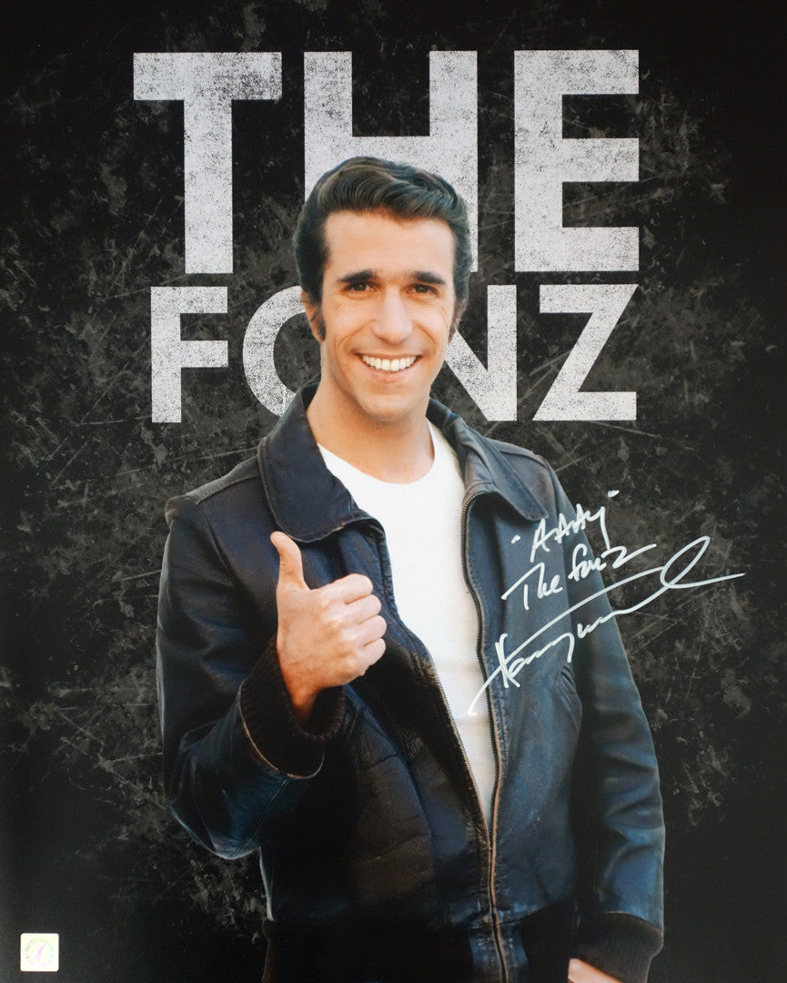 Henry Winkler "The Fonz" Happy Days Autographed 11x14 Photo
