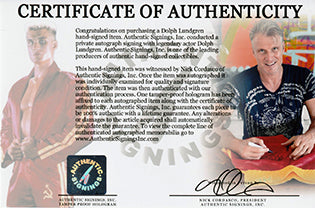 Dolph Lundgren "Ivan Drago" Autographed Russian Boxing Trunks