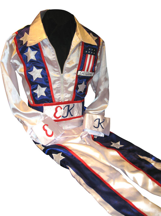 Evel Knievel Autographed Full Size Jumpsuit