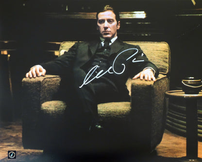 AL Pacino Autographed The GODFATHER II Couch 16x20 Photo