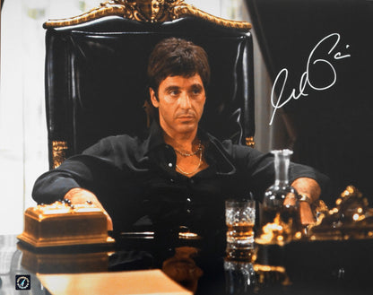Al Pacino Autographed SCARFACE 16x20 Office Photo