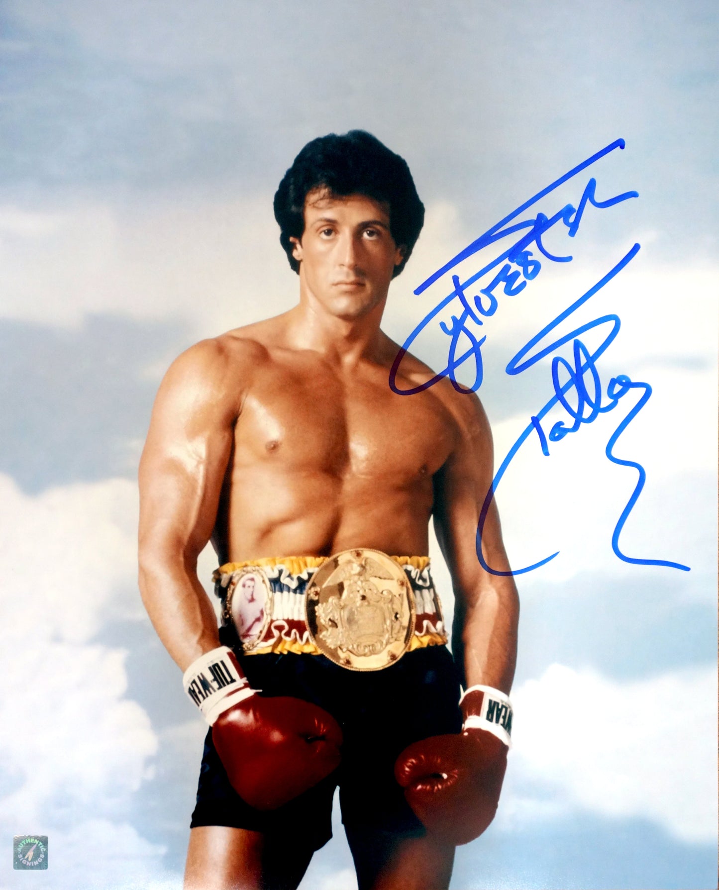 Sylvester Stallone Autographed ROCKY 16x20 Photo "ROCKY III"