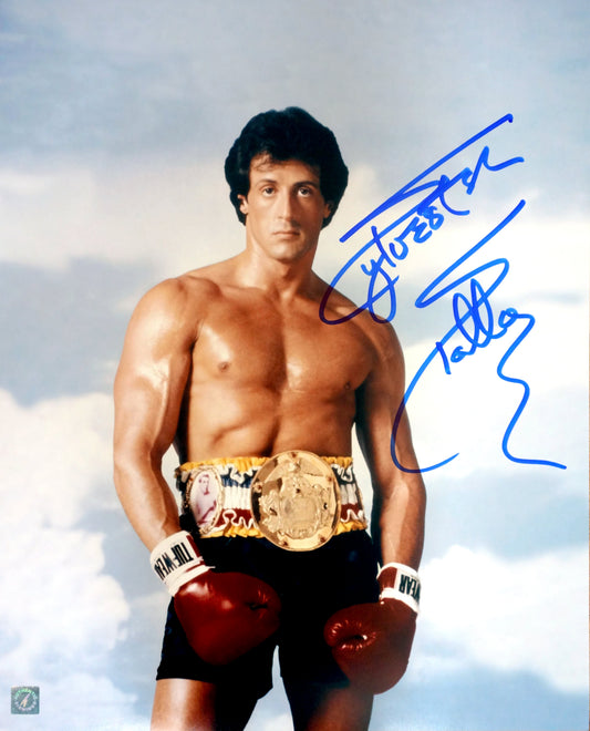 Sylvester Stallone Autographed ROCKY 16x20 Photo "ROCKY III"