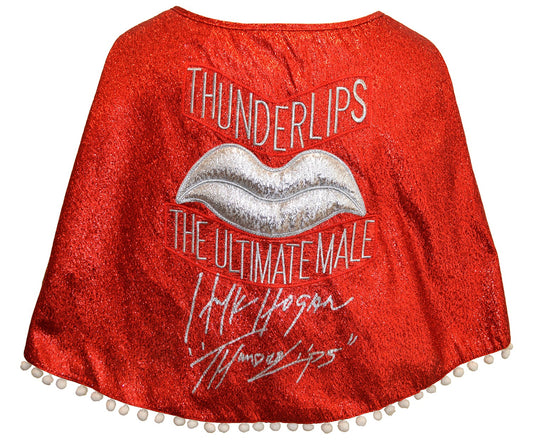 Hulk Hogan Autographed Thunderlips Cape