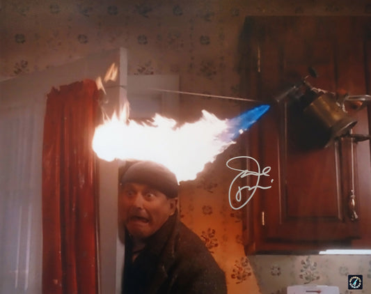 Joe Pesci Autographed HOME ALONE Blow Torch 16x20 Photo