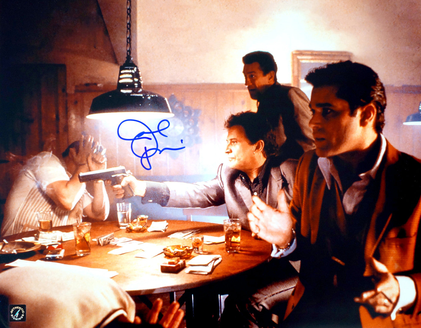 Joe Pesci Autographed GOODFELLAS 16x20 Photo Shooting Spider