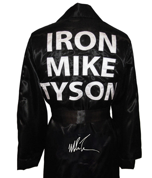 Mike Tyson Autographed Boxing Robe