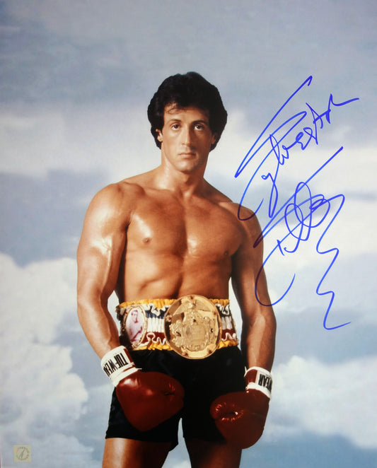 Sylvester Stallone Autographed ROCKY 16x20 Photo "ROCKY III"