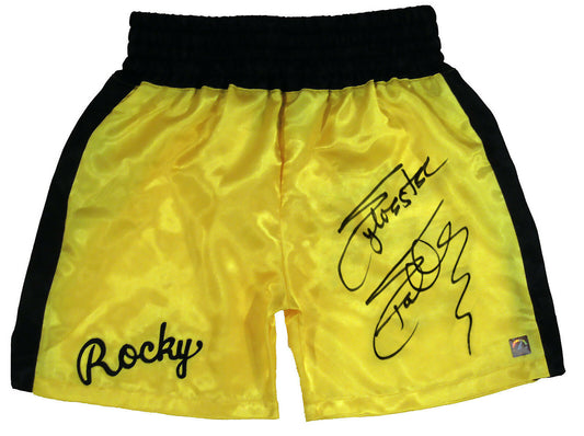 Sylvester Stallone Autographed ROCKY III Boxing Trunks